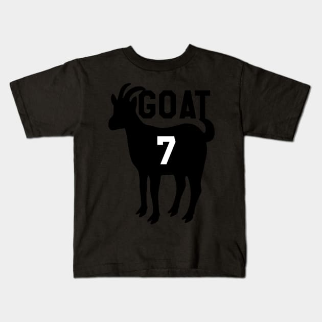 Cristiano Ronaldo The GOAT Kids T-Shirt by bestStickers